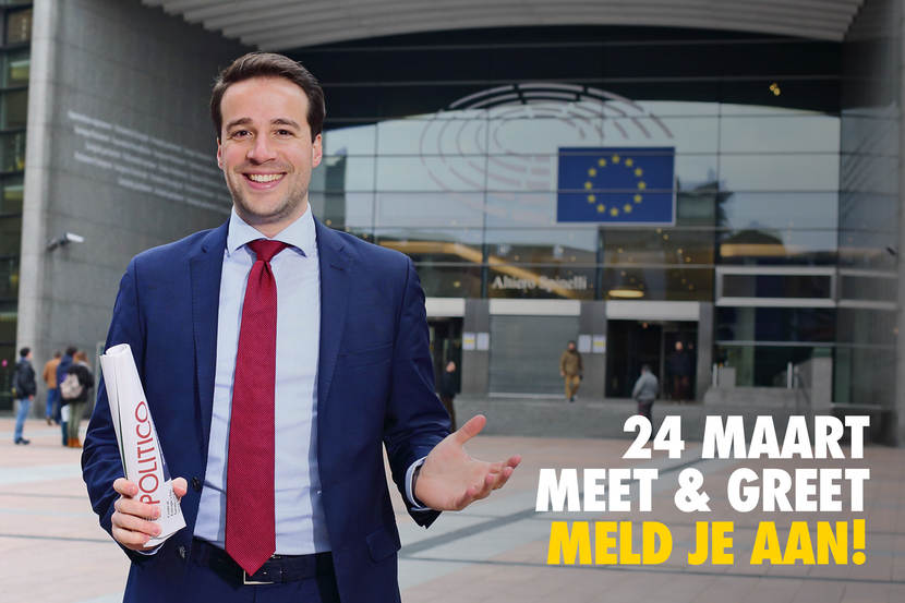 Menno met tekst Meet & Greet 2018