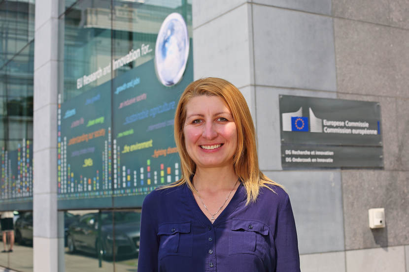 Olga Korolkova bij Europese Commissie