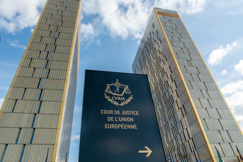 Gebouw Europees Hof van Justitie in Luxemburg