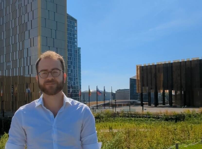 Martijn Hekkenberg, jurist vertaler bij het Europees Hof van Justitie in Luxemburg