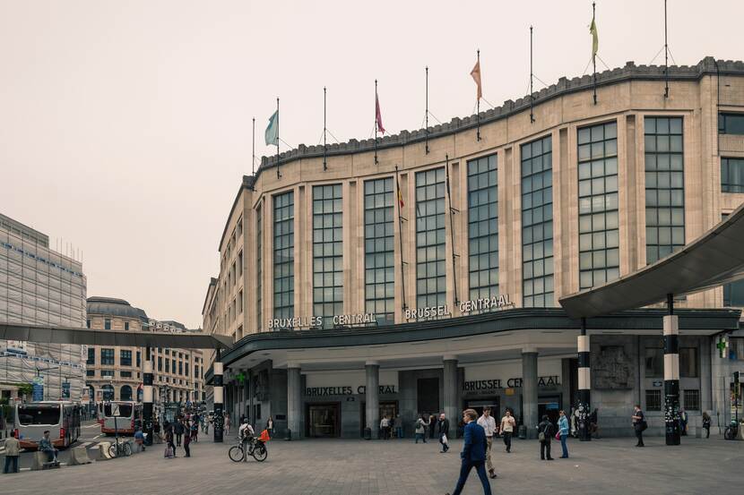 Plein voor station Brussel Centraal