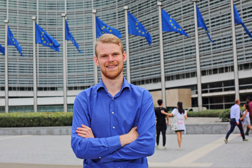 Duco Claringbould bij Berlaymont