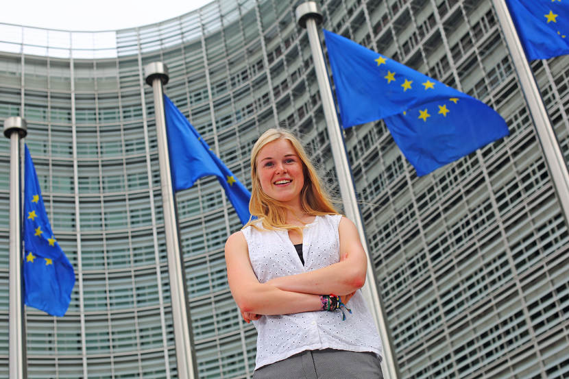 Yvette bij Berlaymont