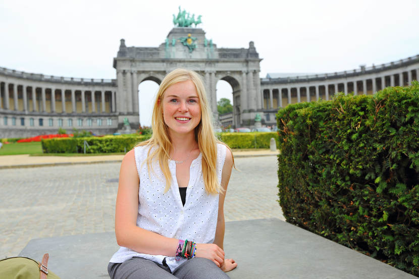 Yvette in Brussels park