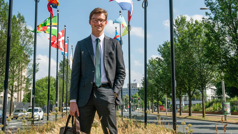 Bart van der Meer, oud-trainee bij de Europese Commissie