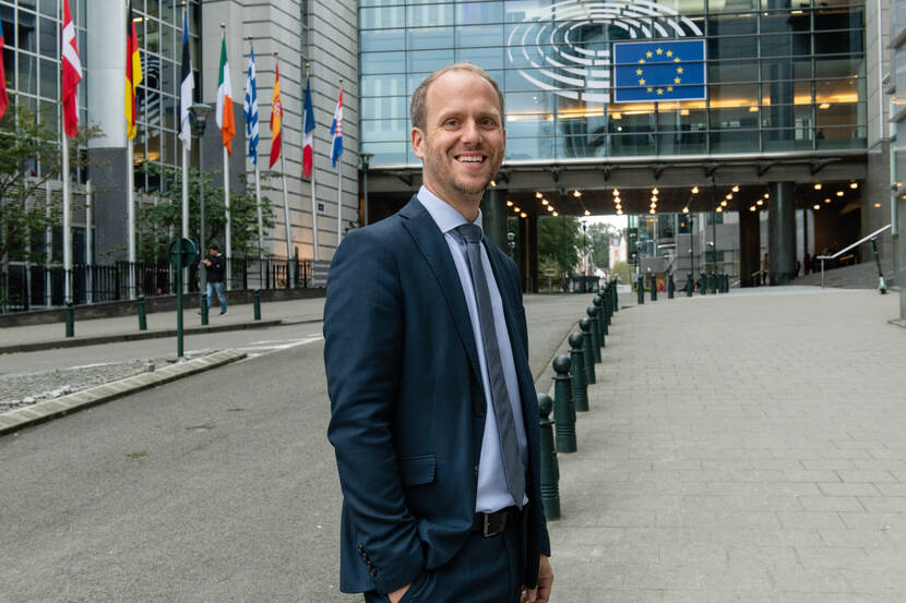 Jelmer Hofkamp bij Europees Parlement